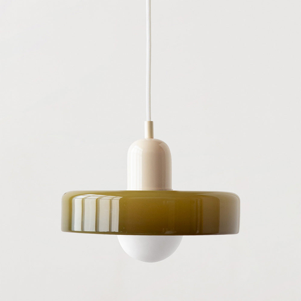 Colored Glass Pendant Light - Modern Kitchen Pendant Lighting Design 14