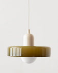 Colored Glass Pendant Light - Modern Kitchen Pendant Lighting Design 14