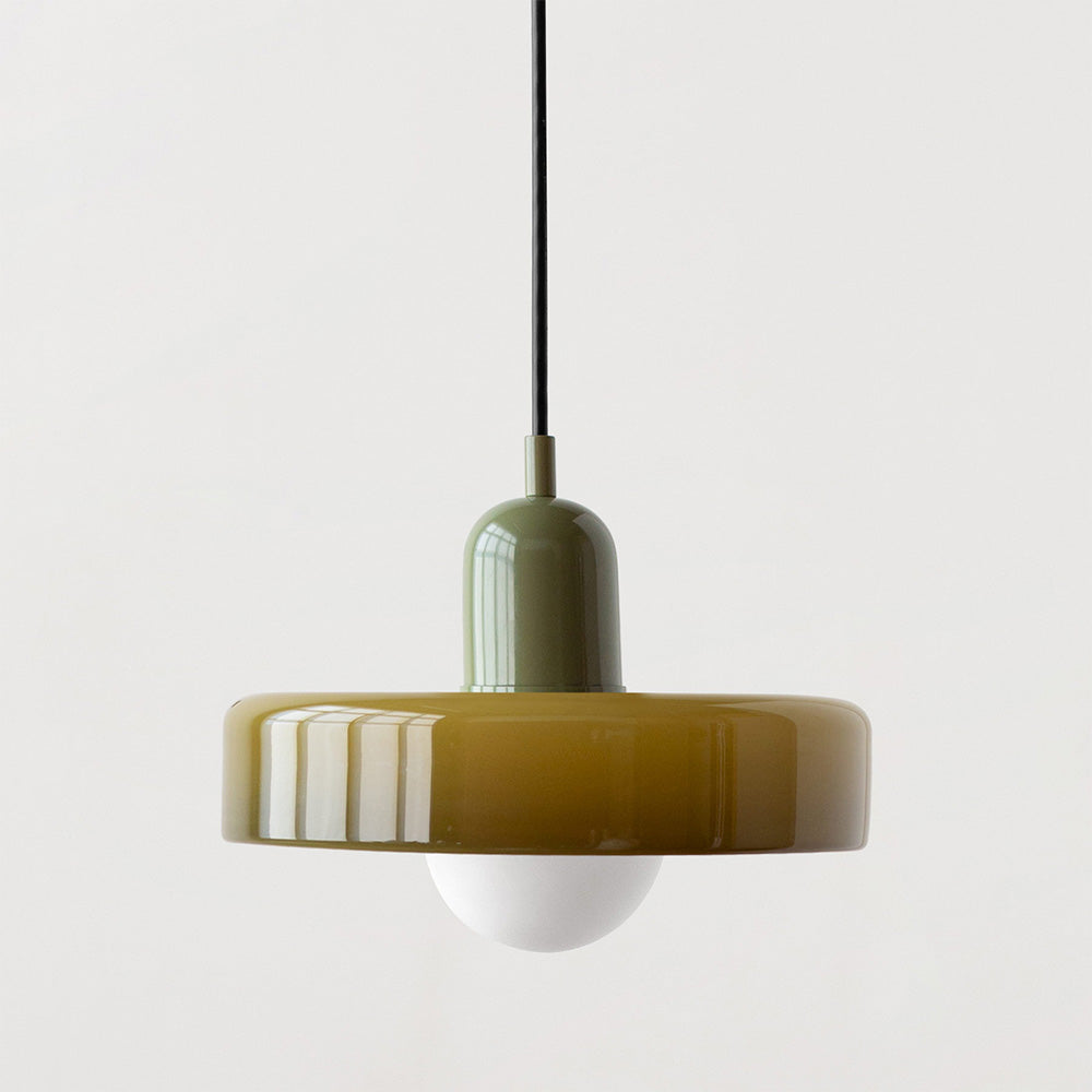 Colored Glass Pendant Light - Modern Kitchen Pendant Lighting Design 15