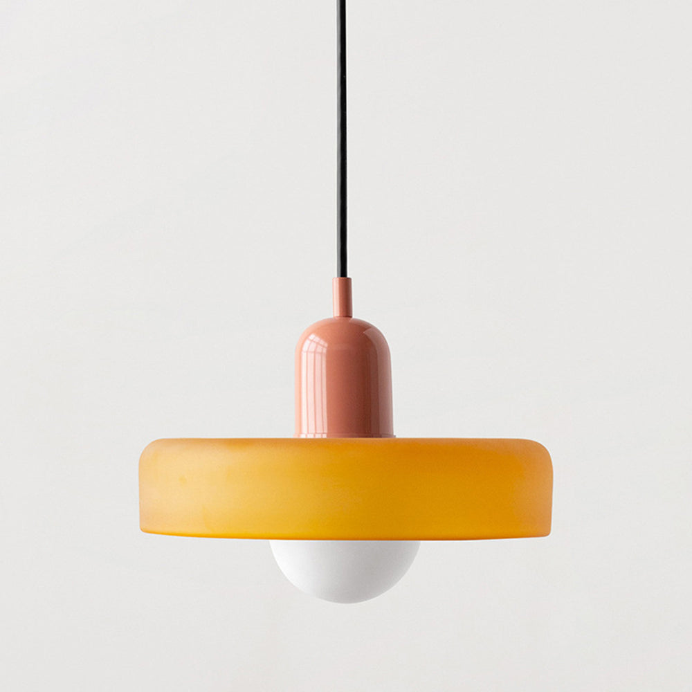 Colored Glass Pendant Light - Modern Kitchen Pendant Lighting Design 18