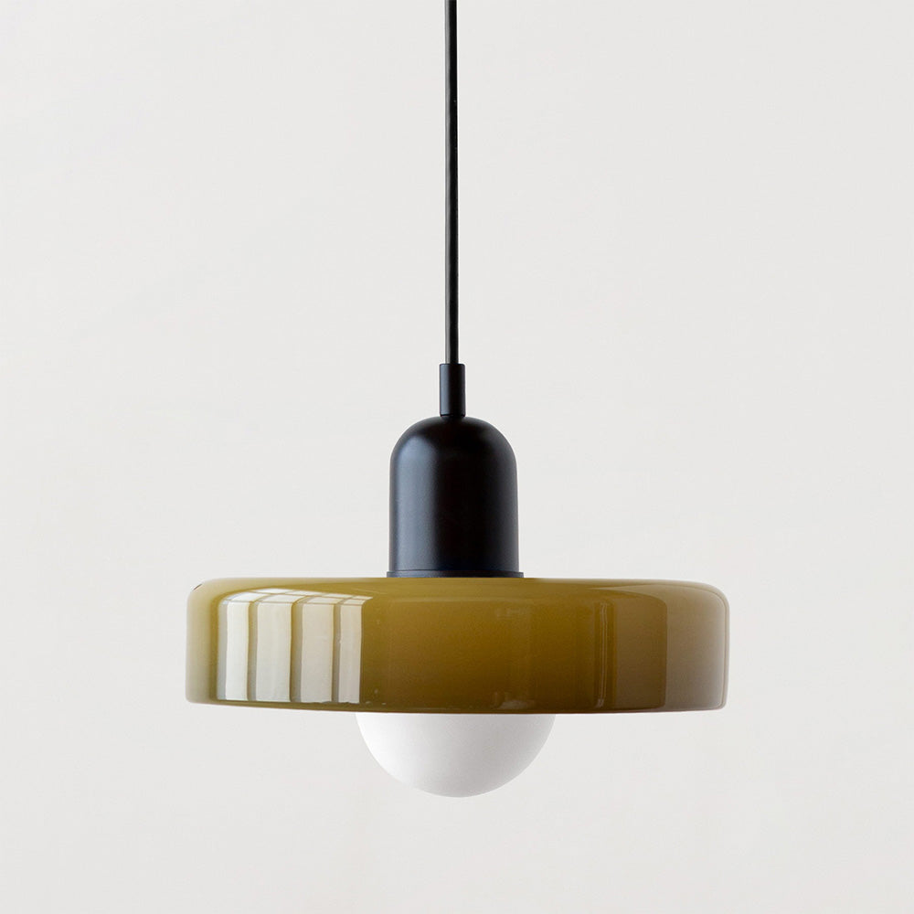 Colored Glass Pendant Light - Modern Kitchen Pendant Lighting Design 19