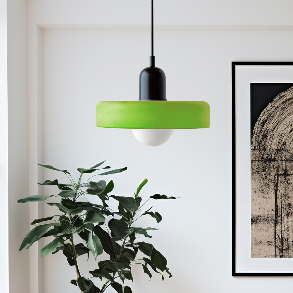 Colored Glass Pendant Light - Modern Kitchen Pendant Lighting Design 2
