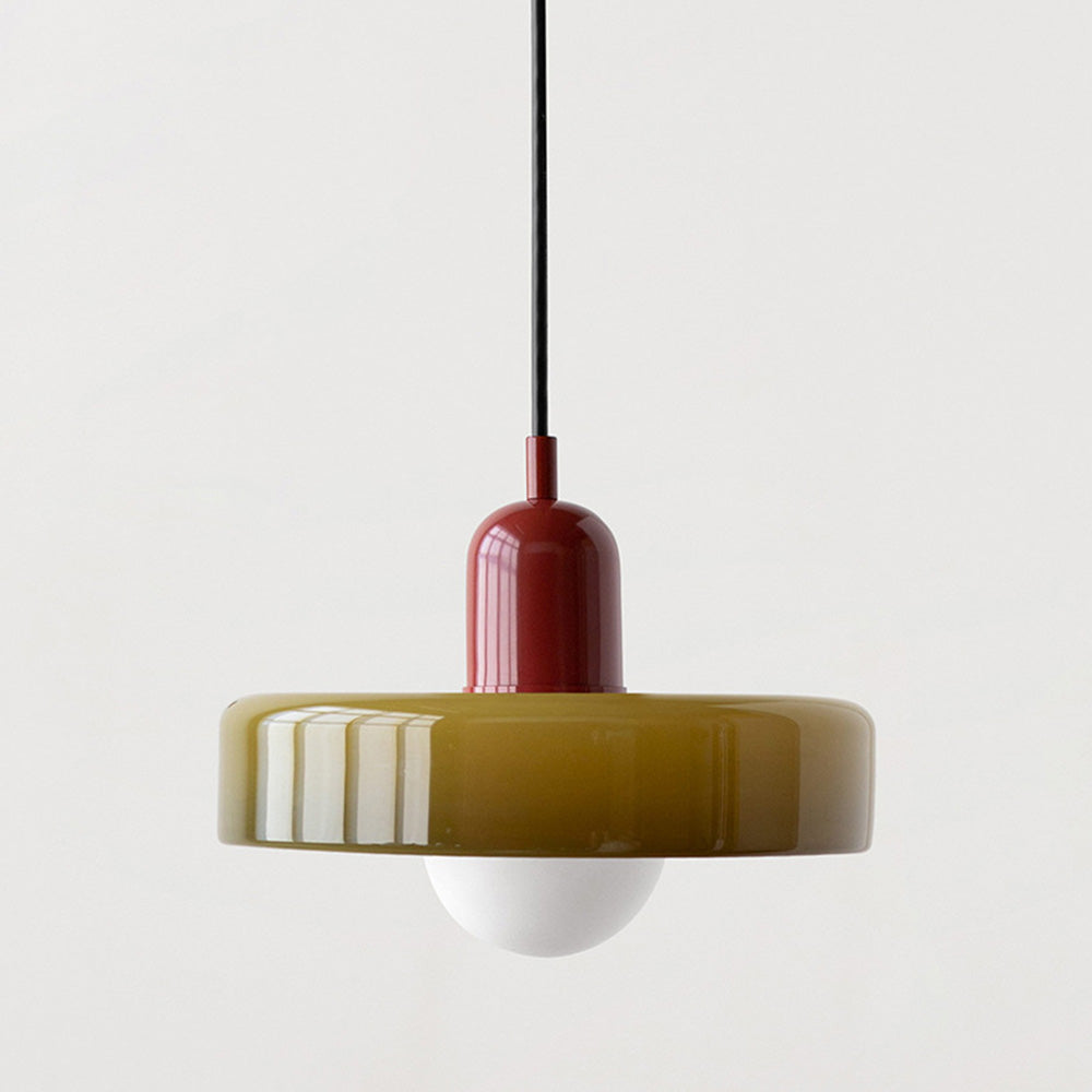 Colored Glass Pendant Light - Modern Kitchen Pendant Lighting Design 24