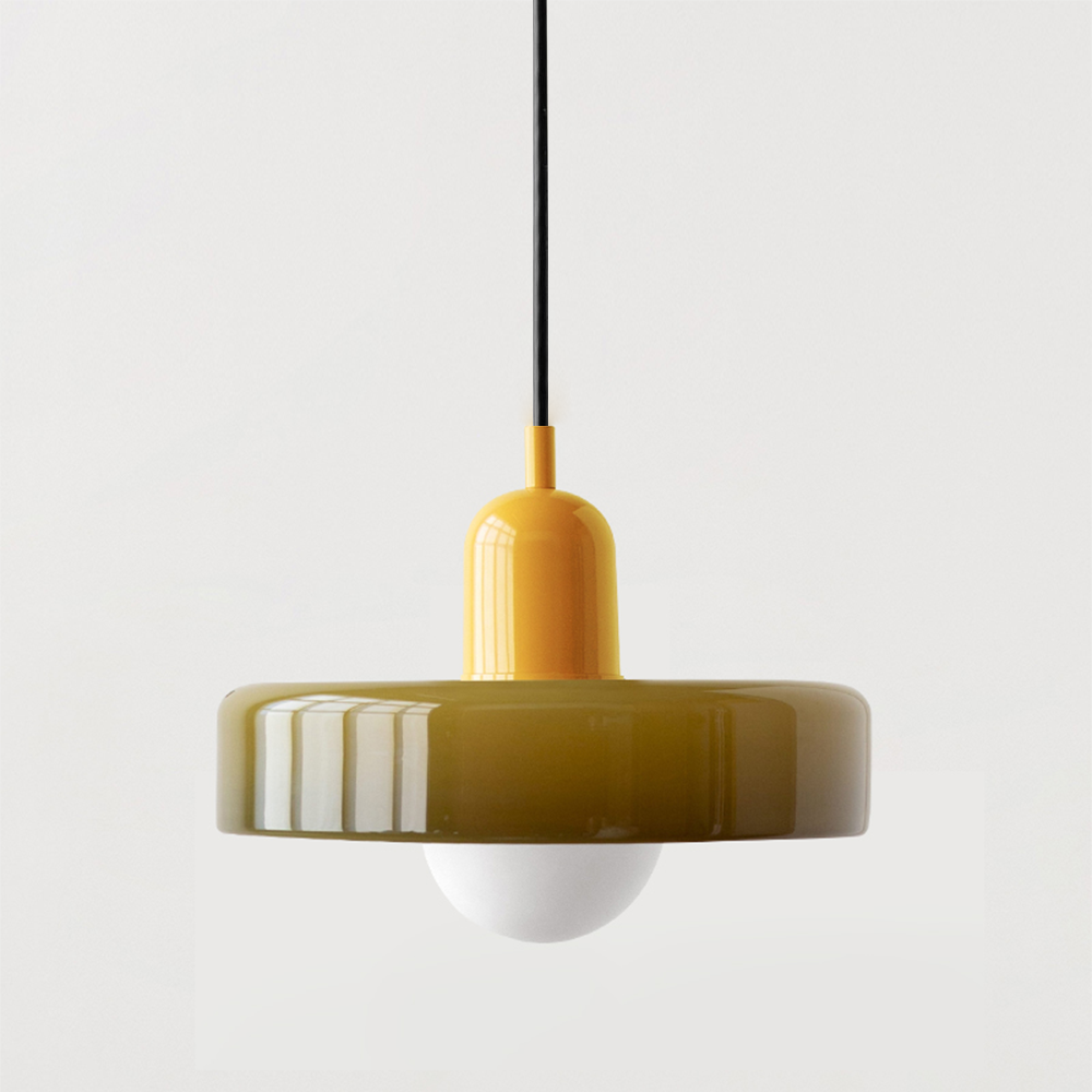 Colored Glass Pendant Light - Modern Kitchen Pendant Lighting Design 25