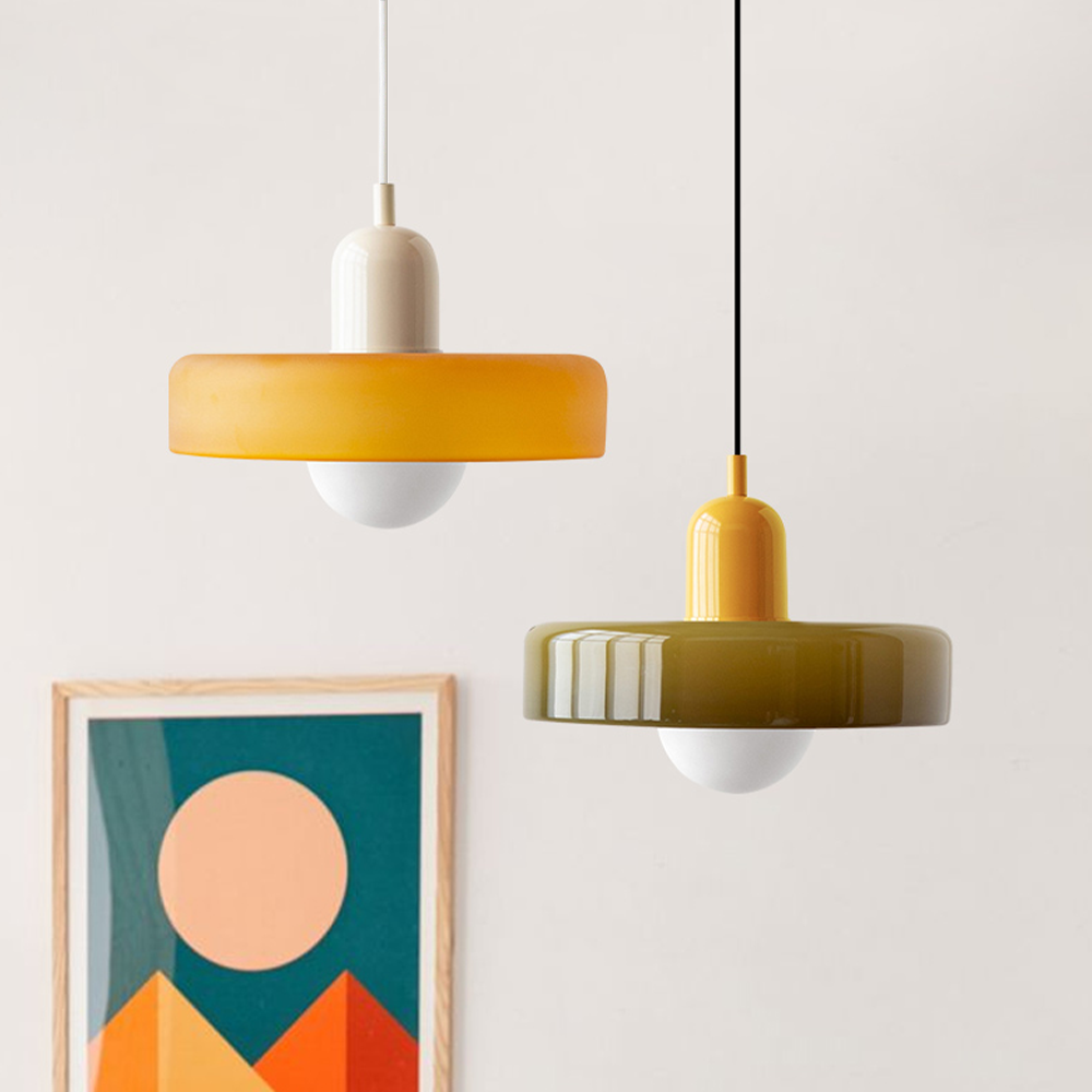 Colored Glass Pendant Light - Modern Kitchen Pendant Lighting Design 3