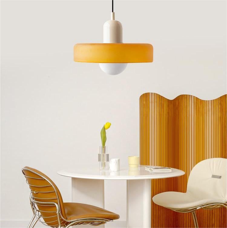 Colored Glass Pendant Light - Modern Kitchen Pendant Lighting Design 4