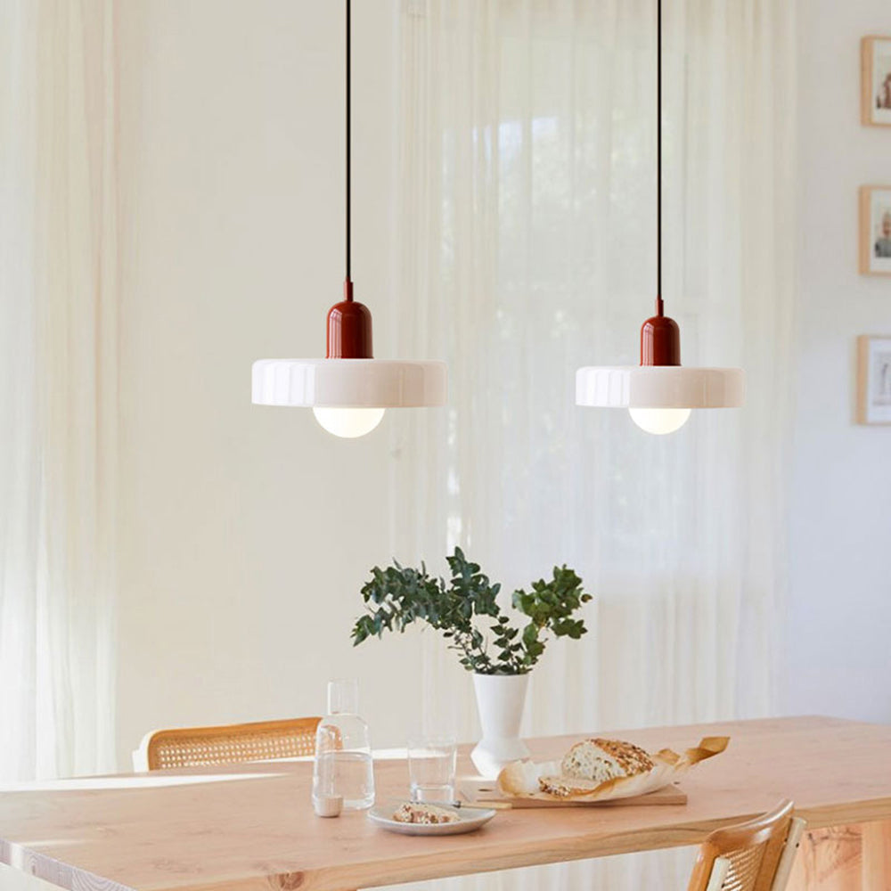 Colored Glass Pendant Light - Modern Kitchen Pendant Lighting Design 5