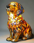 Colorful Stained Glass Dog Lamp - Unique Night Lighting for Dog Lovers 9