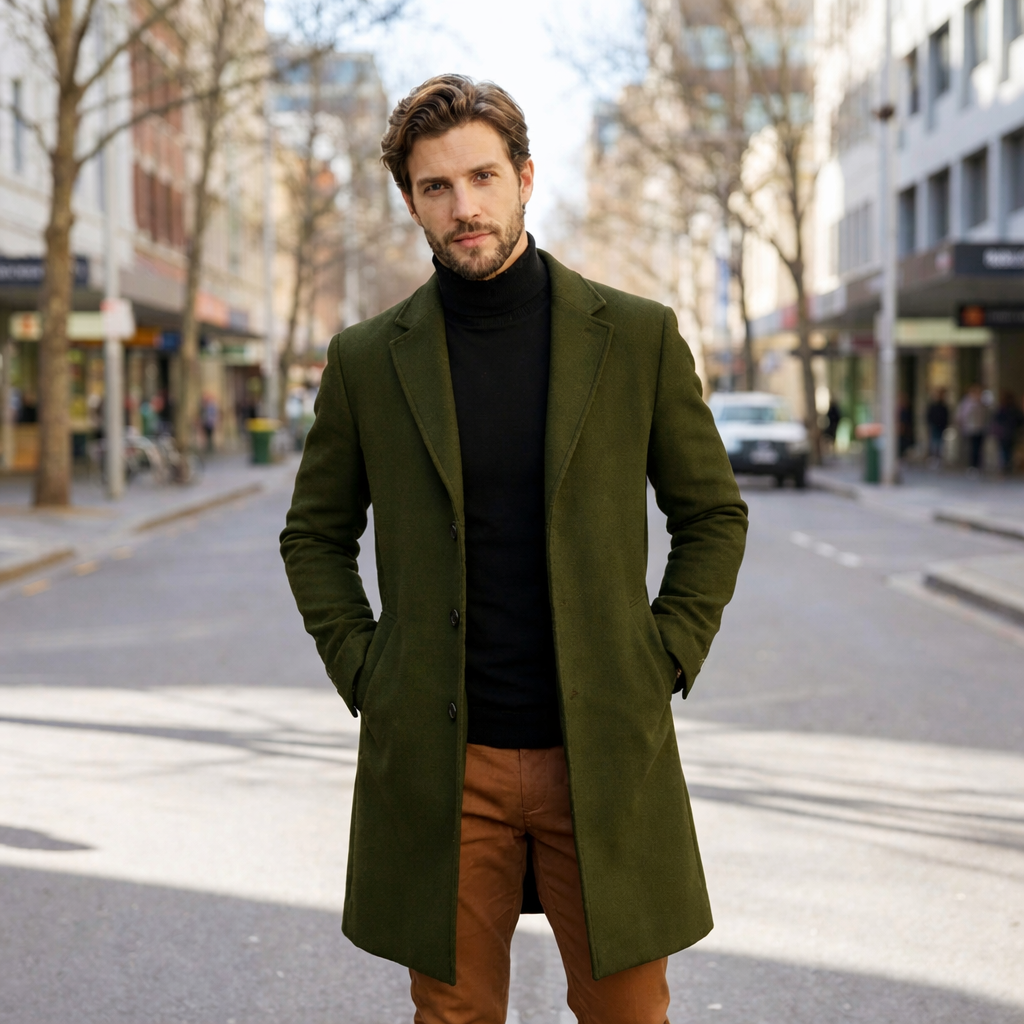 Callum | Classic Fit Men’s Coats with Clean Lines