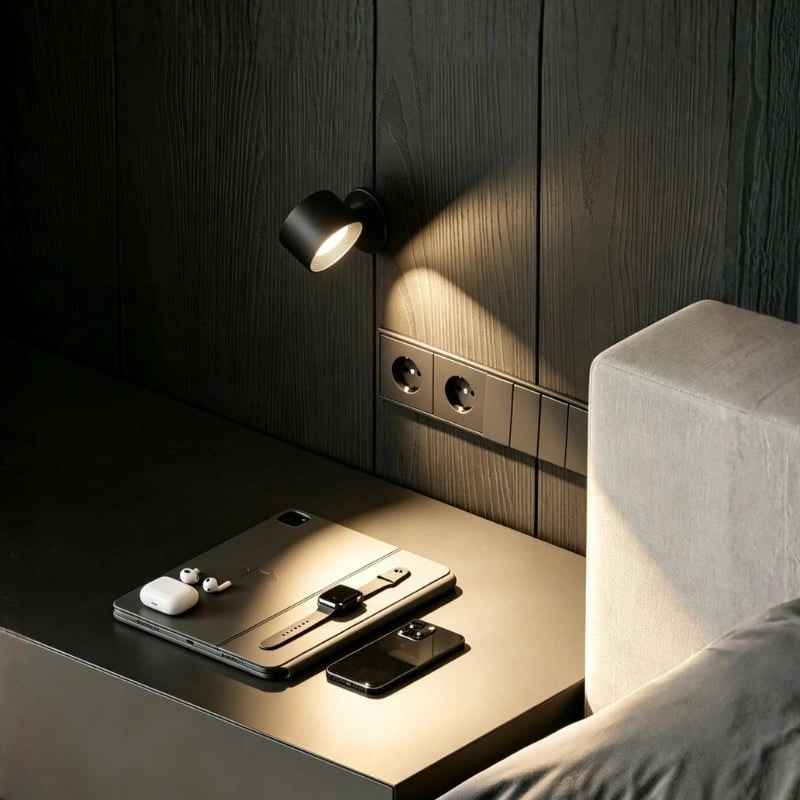 Cordless Wall Lamp - Adjustable 360° Lighting for Modern Spaces 2
