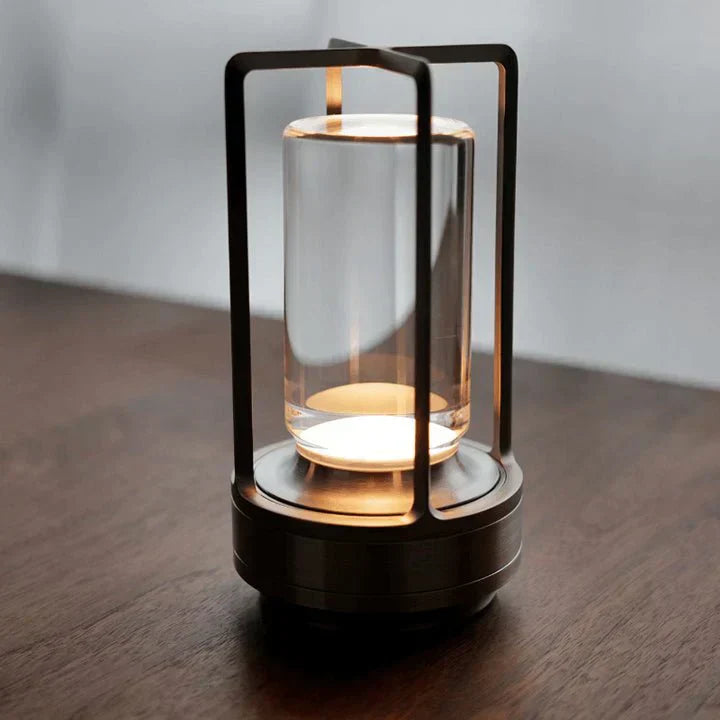 Crystal Table Lamp - Touch Control with USB Charging Convenience 1