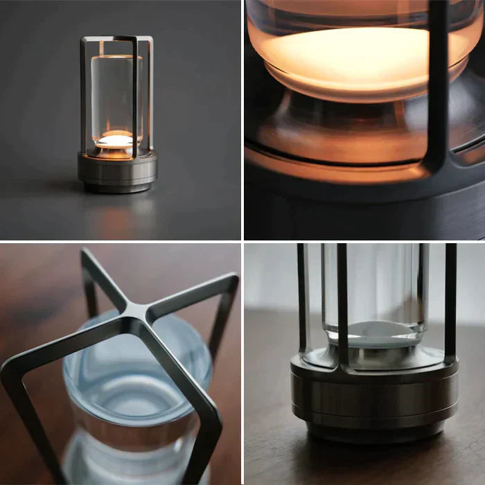 Crystal Table Lamp - Touch Control with USB Charging Convenience 4