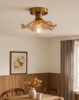 Elegant Glass Ceiling Light - Modern Design with Warm White LED 4
