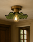 Elegant Glass Ceiling Light - Modern Design with Warm White LED 6