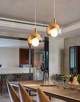 Elegant Glass Pendant Lights - Modern Design with Dimmable Warm Lighting 1