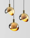 Elegant Glass Pendant Lights - Modern Design with Dimmable Warm Lighting 2