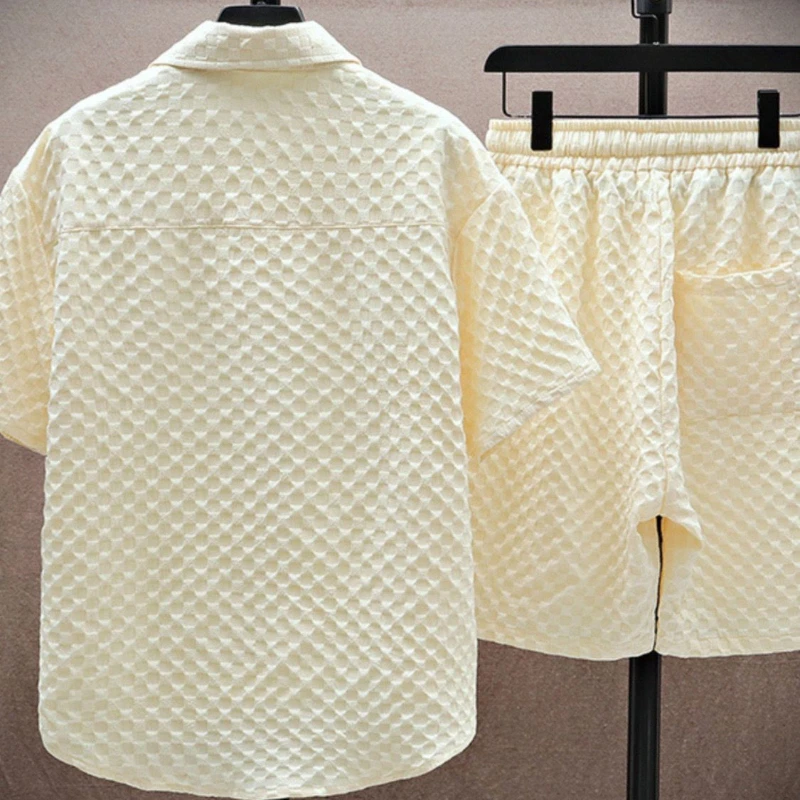 Ethan | Men's Short PJs Shirt &amp; Shorts Set 3