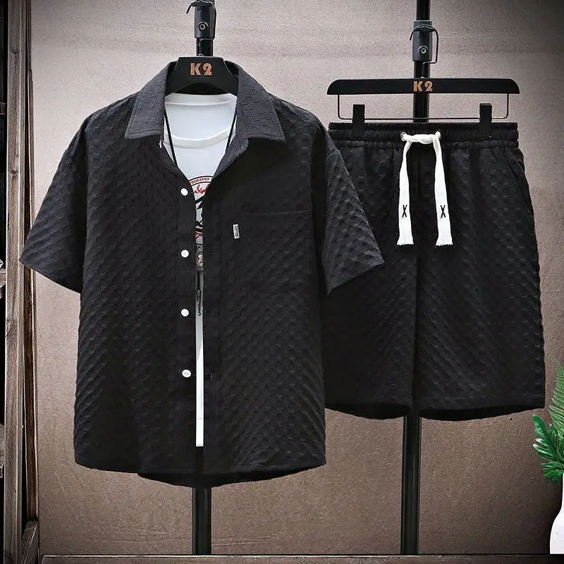 Ethan | Men's Short PJs Shirt &amp; Shorts Set 4
