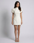 Maeve | Cocktailkleid mit Puffärmeln und strukturierter Silhouette