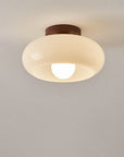 Flush Mount Ceiling Light - Elegant LED Fixture for Cozy Spaces 0