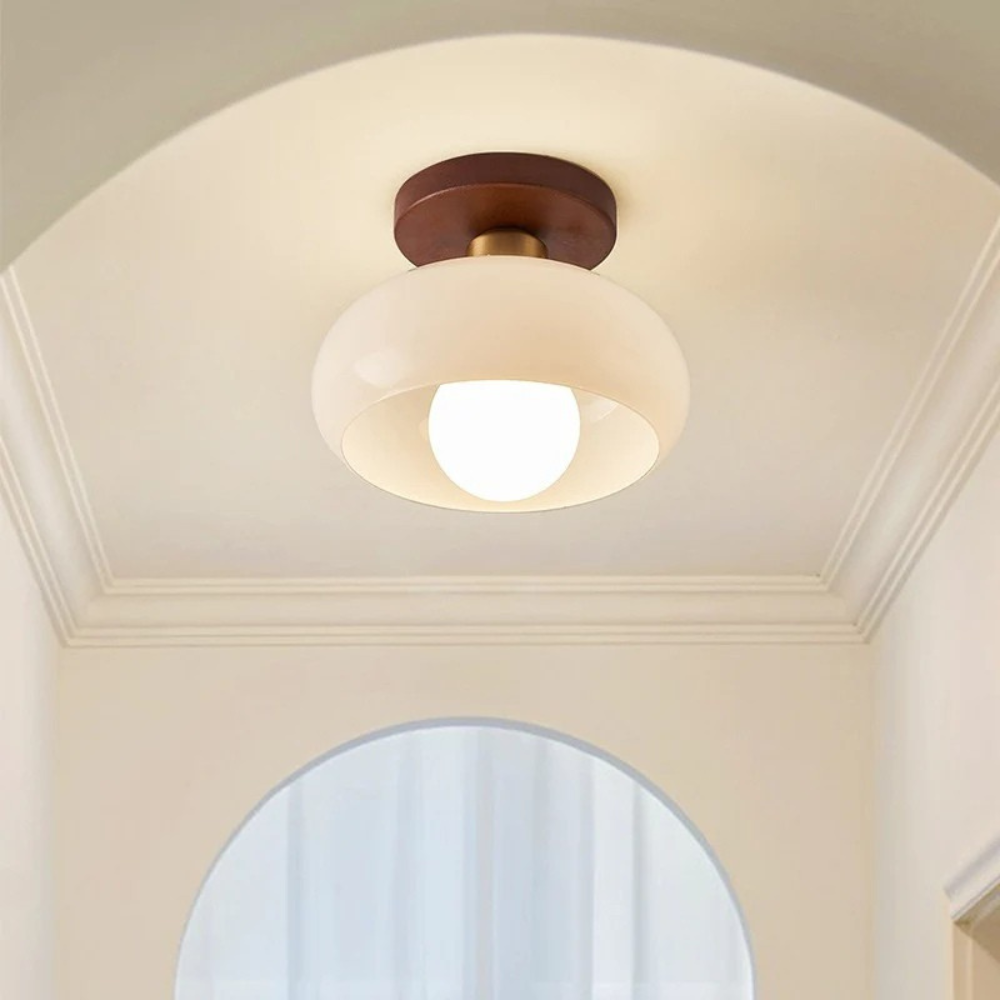 Flush Mount Ceiling Light - Elegant LED Fixture for Cozy Spaces 3