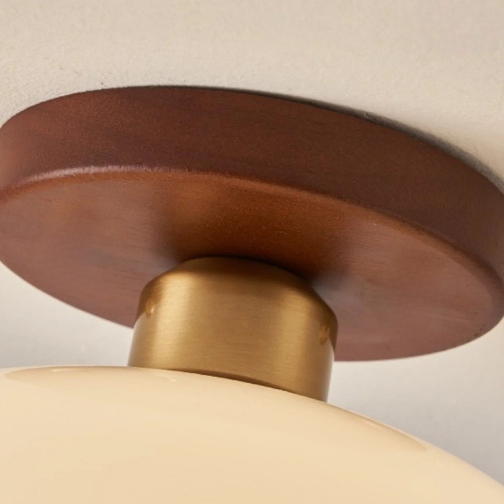 Flush Mount Ceiling Light - Elegant LED Fixture for Cozy Spaces 5