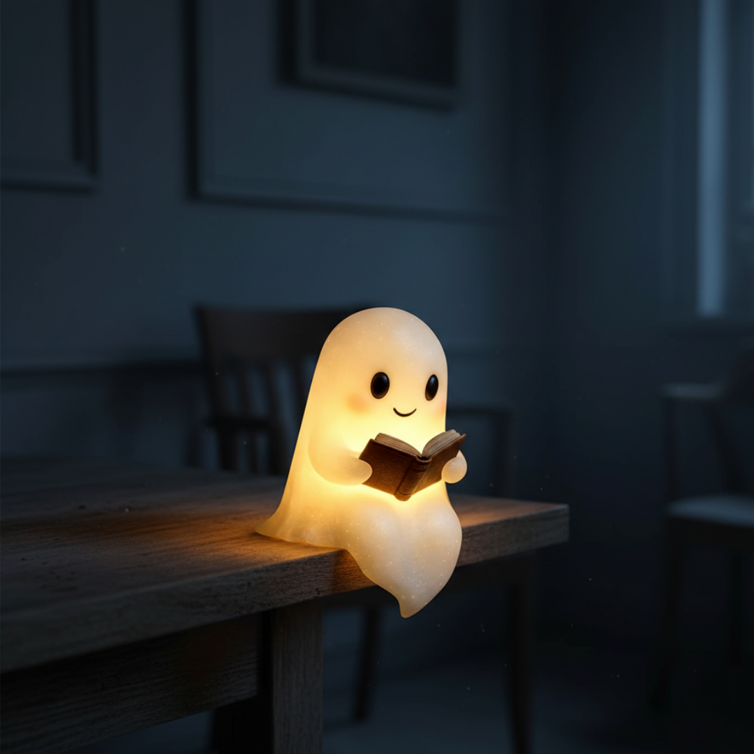 Ghost Night Light - Handcrafted LED Lamp for Cozy Ambiance 3