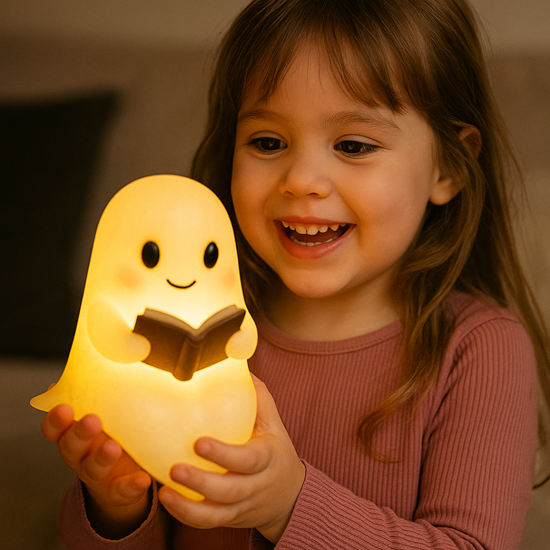 Ghost Night Light - Handcrafted LED Lamp for Cozy Ambiance 4