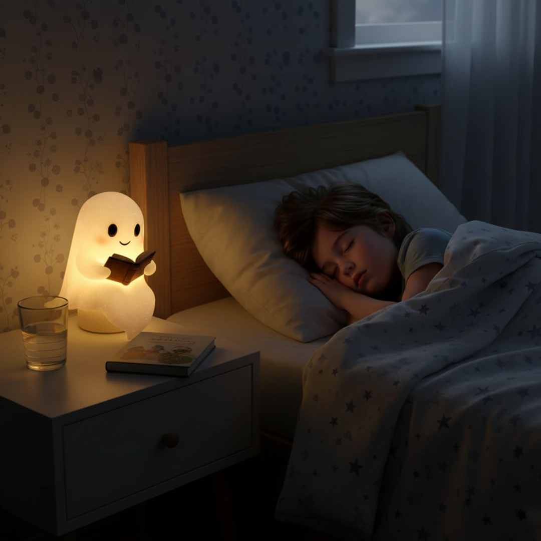Ghost Night Light - Handcrafted LED Lamp for Cozy Ambiance 7