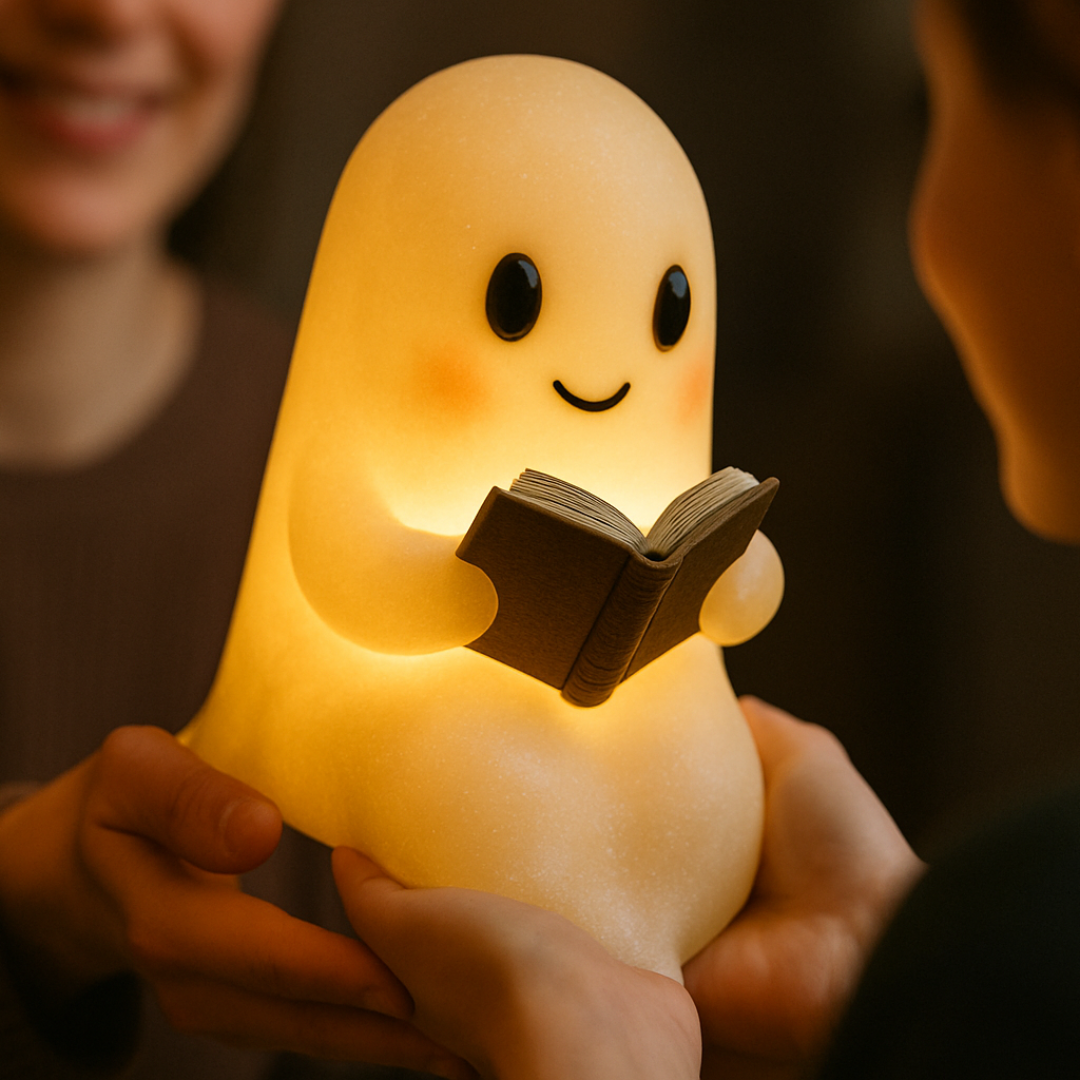 Ghost Night Light - Handcrafted LED Lamp for Cozy Ambiance 8