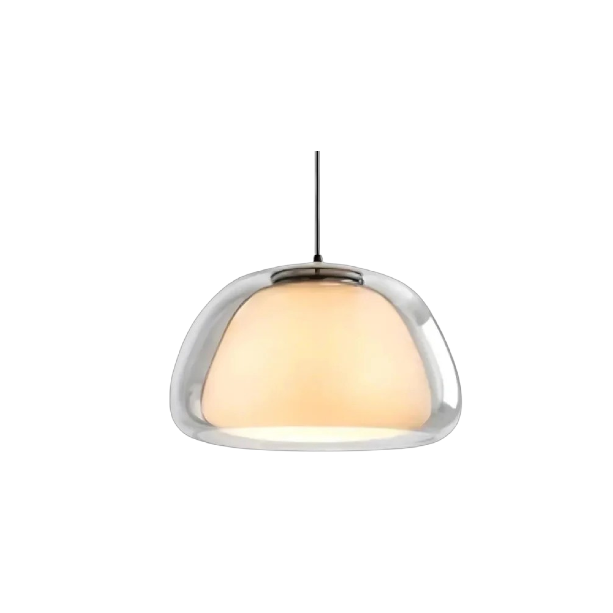 Glass Pendant Lamp - Modern Design with Adjustable Height 9