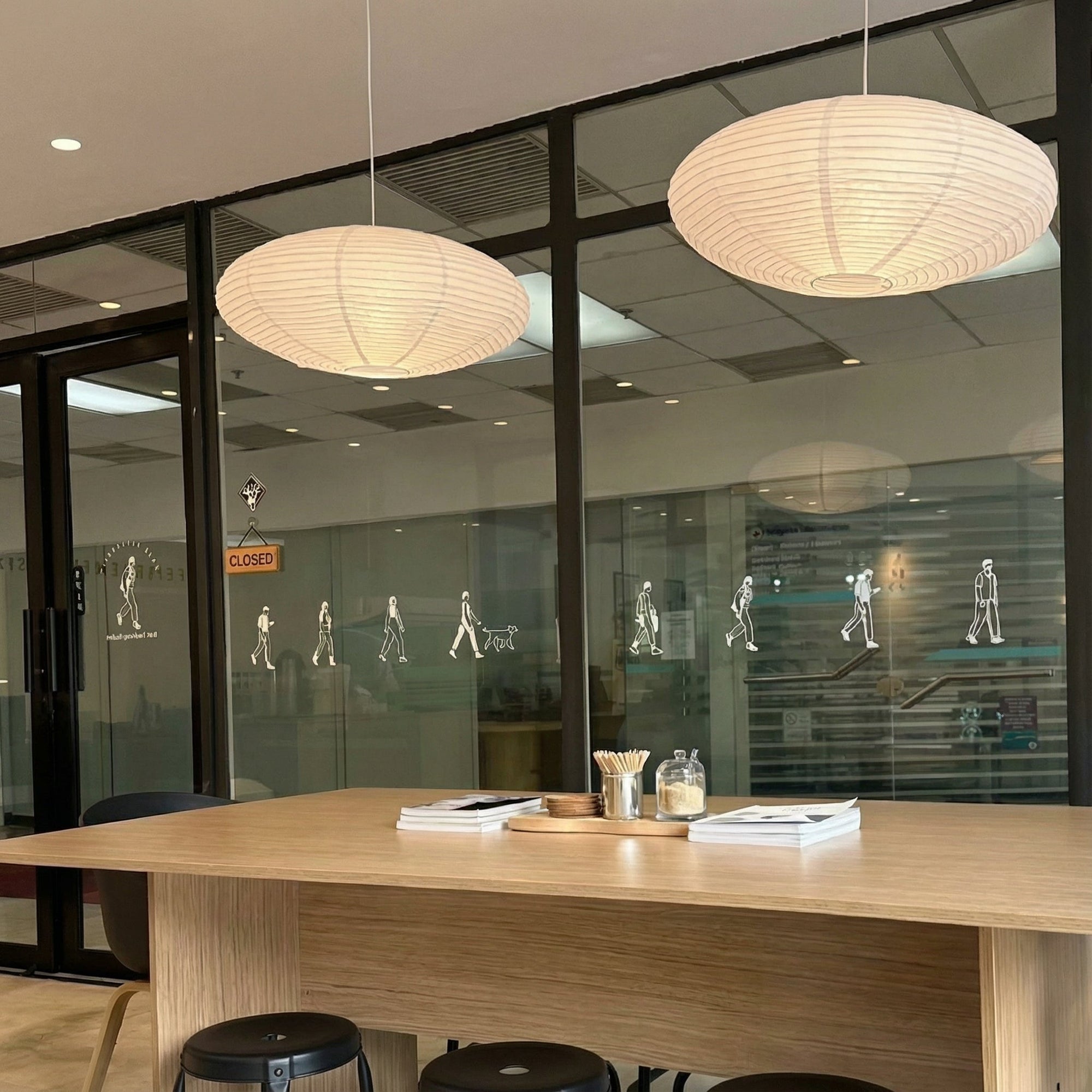 Handcrafted Paper Pendant Light - Elegant Minimalist Illumination 2