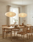 Handcrafted Paper Pendant Light - Elegant Minimalist Illumination 4