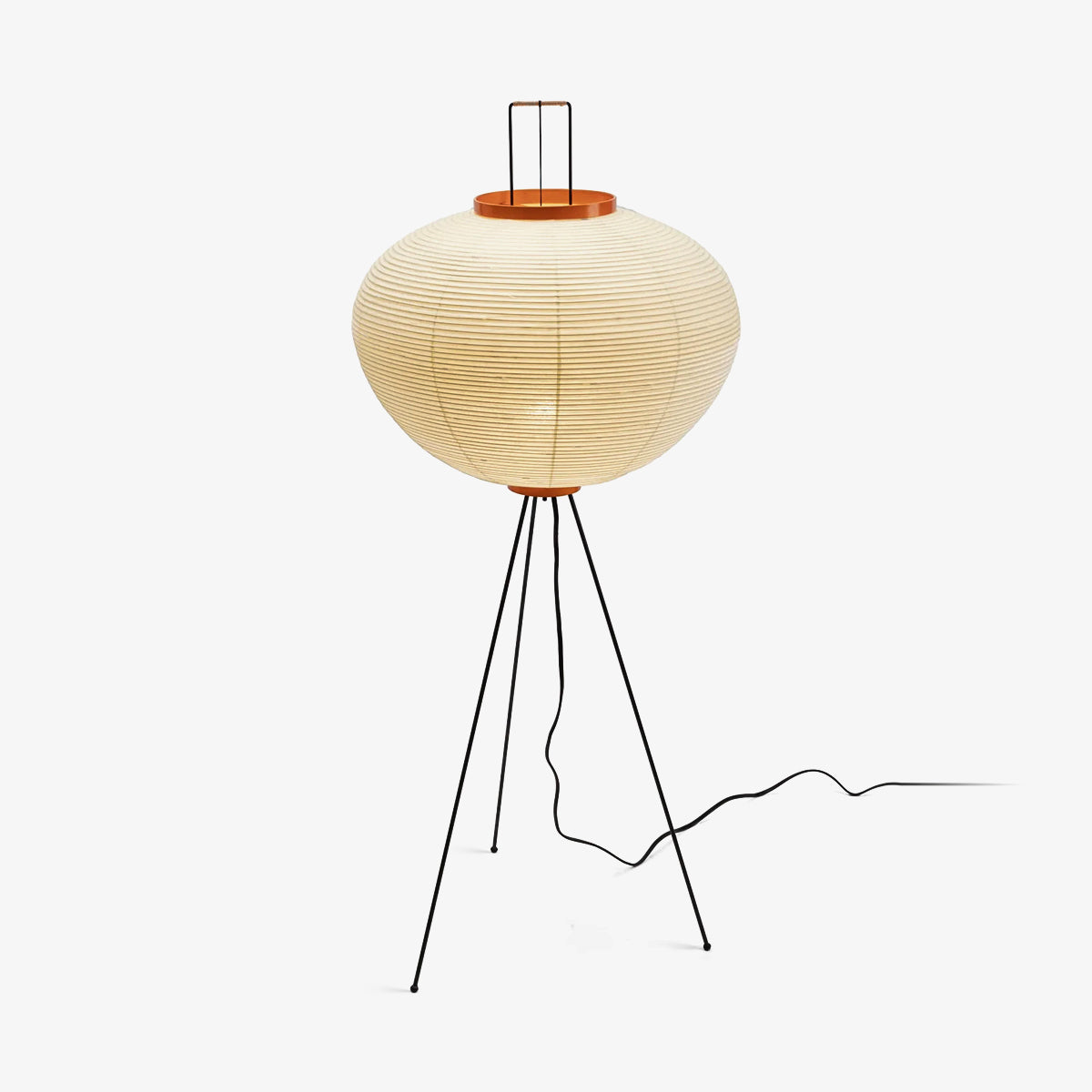 Handcrafted Rice Paper Floor Lamp - Unique Wabi Sabi Design 3