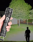 High-Intensity LED Flashlight - 90,000 Lumens, Waterproof & Portable 0