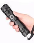 High-Intensity LED Flashlight - 90,000 Lumens, Waterproof & Portable 2