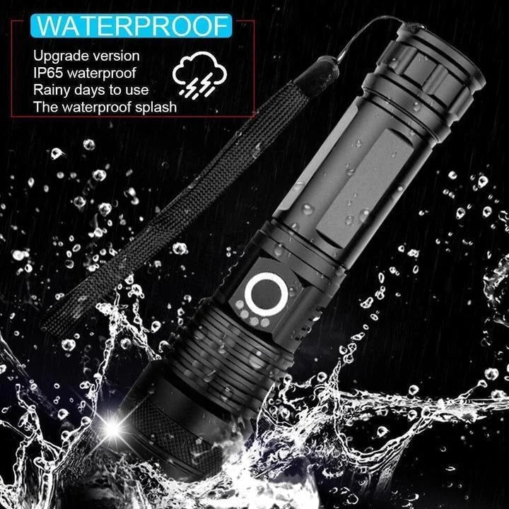 High-Intensity LED Flashlight - 90,000 Lumens, Waterproof &amp; Portable 3