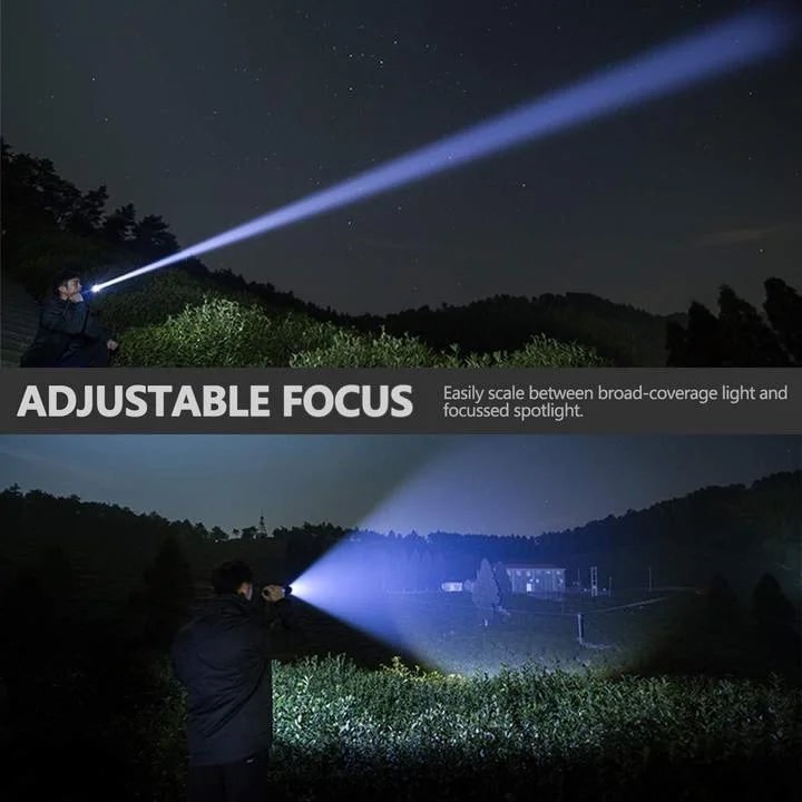 High-Intensity LED Flashlight - 90,000 Lumens, Waterproof &amp; Portable 4