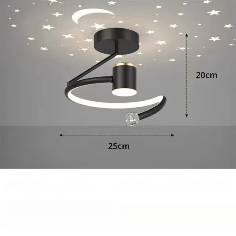 LED Ceiling Light - Starry Sky Effect & Dimmable Brightness 0