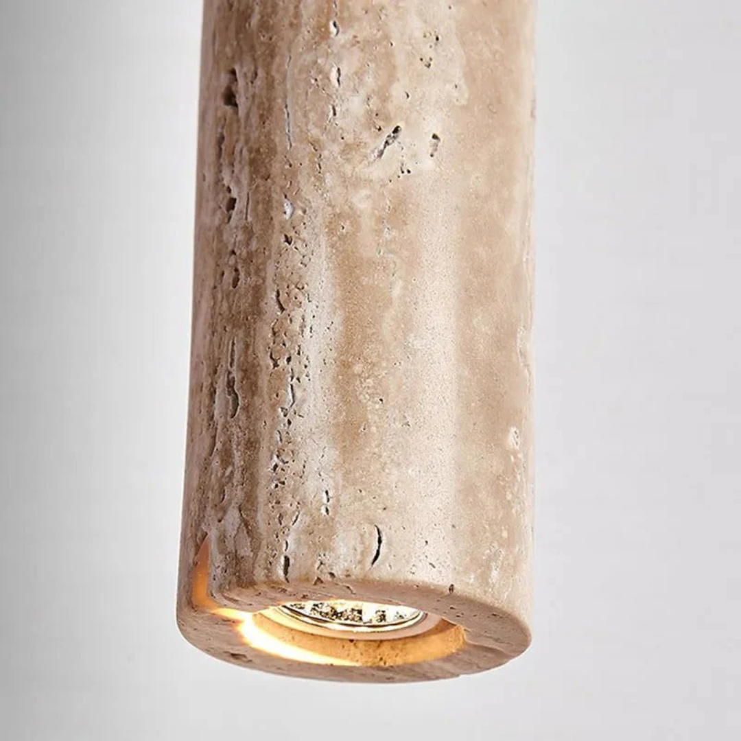 LED Chandelier - Elegant Travertine Design &amp; Energy Efficiency 2