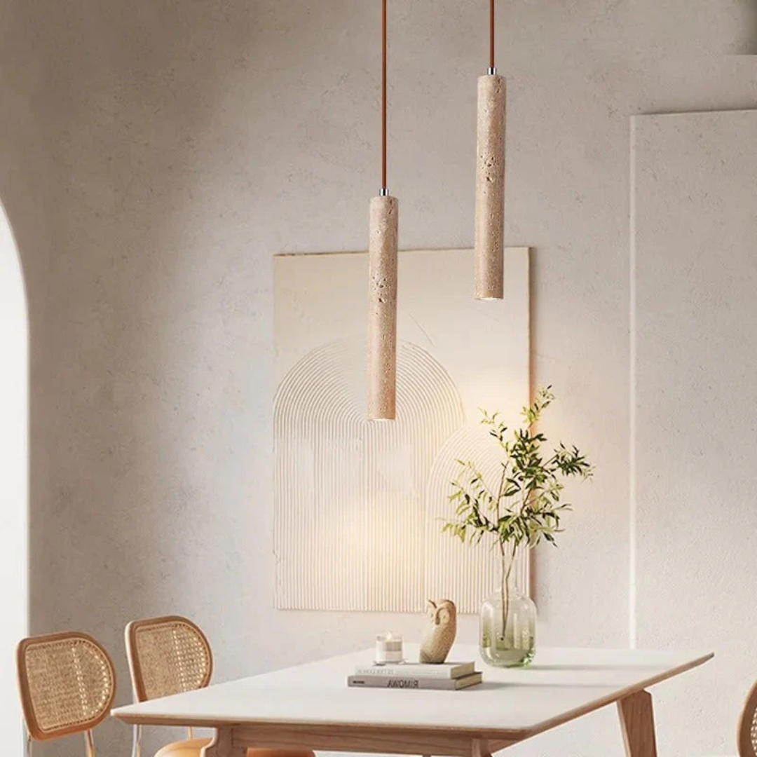 LED Chandelier - Elegant Travertine Design &amp; Energy Efficiency 6