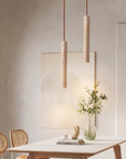 LED Chandelier - Elegant Travertine Design & Energy Efficiency 6