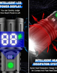 LED Flashlight - 100,000 Lumens, Rechargeable & Long Beam 3