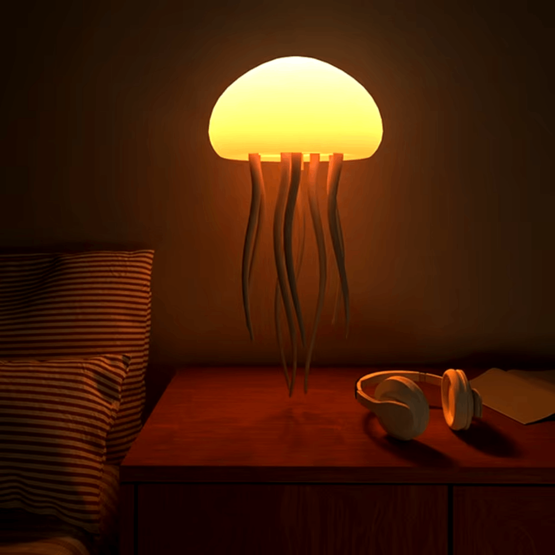 LED Jellyfish Lamp - Soothing Color-Changing Night Light 0