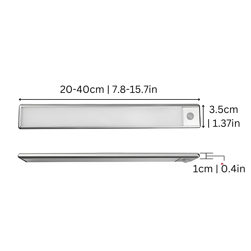 LED Under Cabinet Light Bar - Motion Sensor, Slim Design, Versatile Options 1