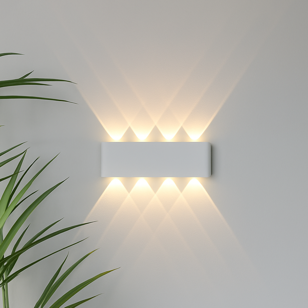 LED Wall Light - Stylish Indoor &amp; Outdoor Sconce with Adjustable Lighting 12