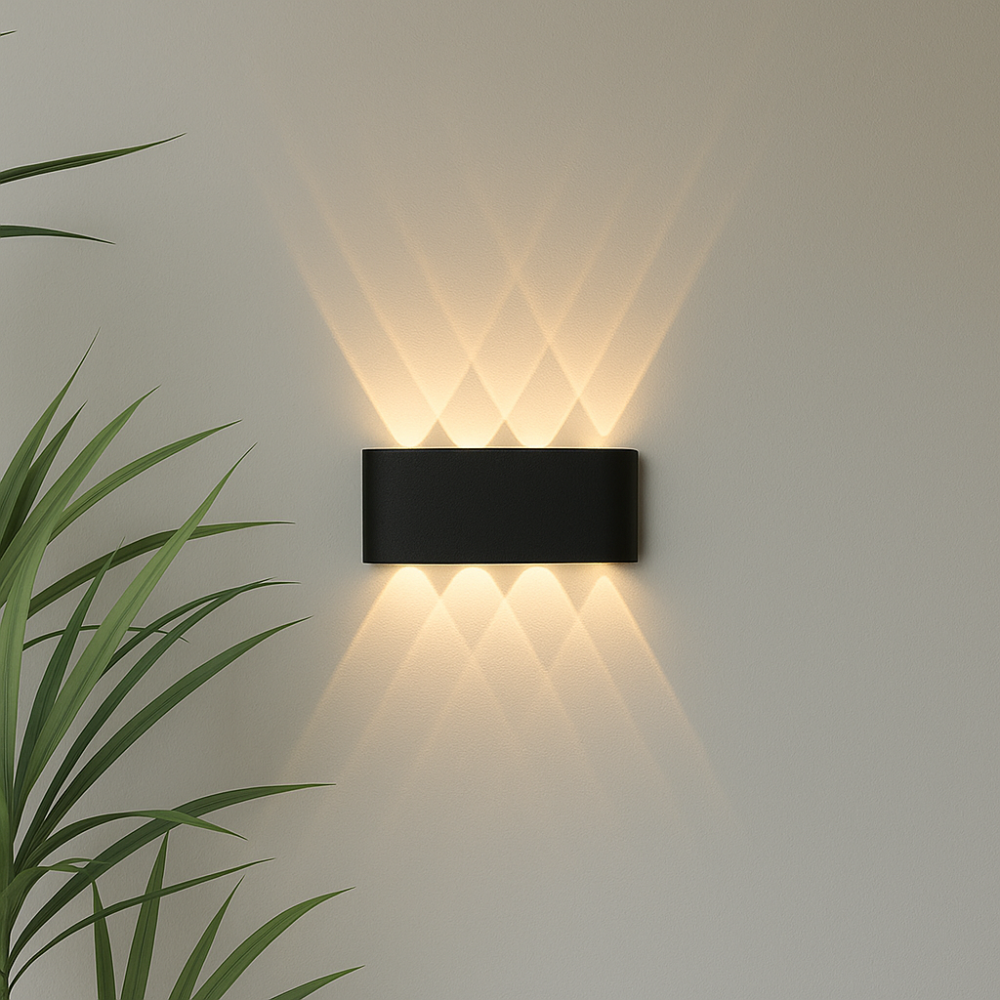 LED Wall Light - Stylish Indoor &amp; Outdoor Sconce with Adjustable Lighting 13