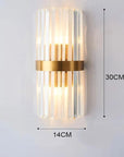 LED Wall Sconce - Elegant Gold Finish for Modern Spaces 0