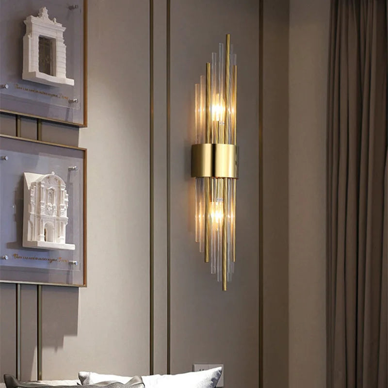 LED Wall Sconce - Elegant Gold Finish for Modern Spaces 1