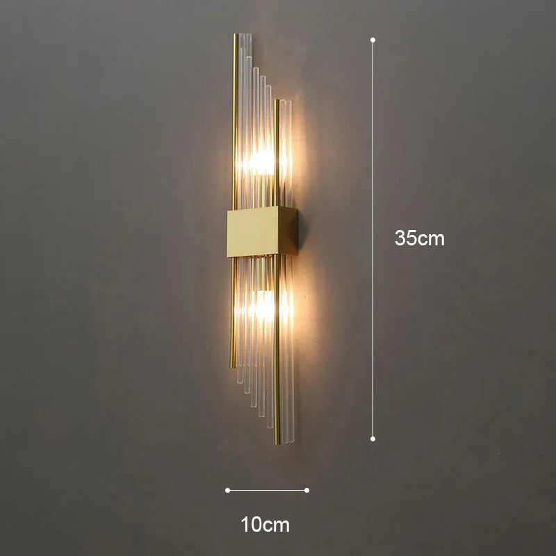 LED Wall Sconce - Elegant Gold Finish for Modern Spaces 10